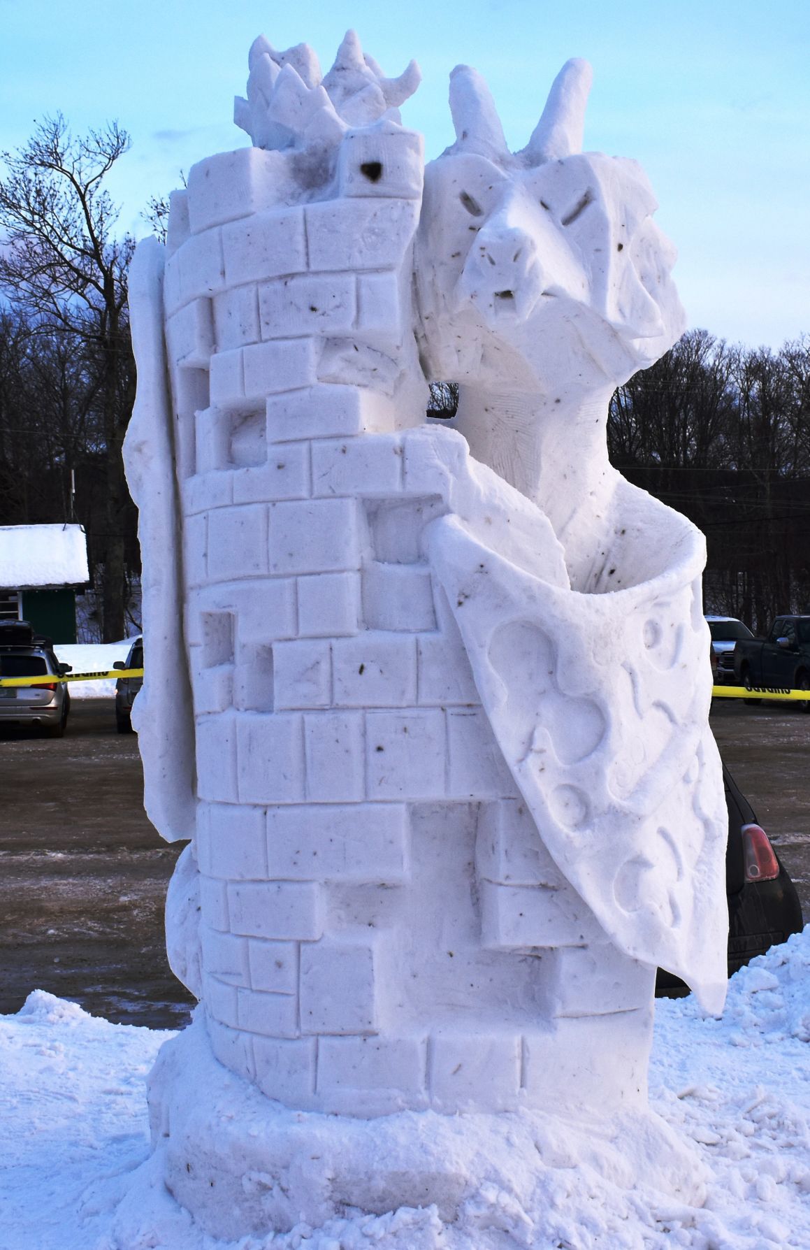 Jackson snow sculpture